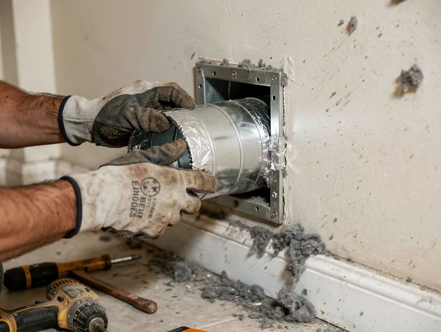 Professional dryer vent repair and installation by Port Wentworth Dryer Vent Cleaning in Port Wentworth